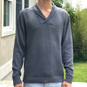 Repair Shawl Collar Sweater